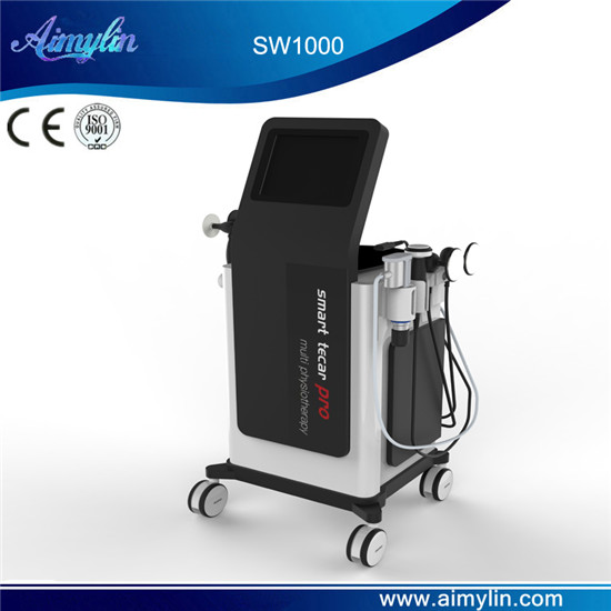 Multifunction smart tecar shockwave physiotherapy equipment SW1000