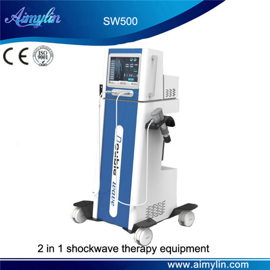 ESWT dual wave shockwave physiotherapy therapy equipment SW500