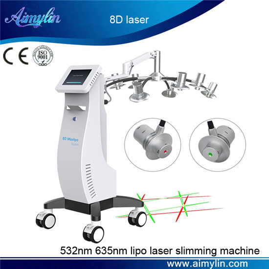 8D dual laser maxlipo slimming system