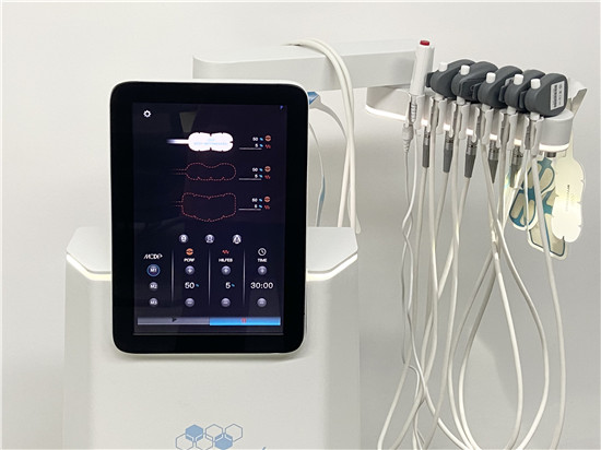 Peface machine for wrinkle reduction EMS34