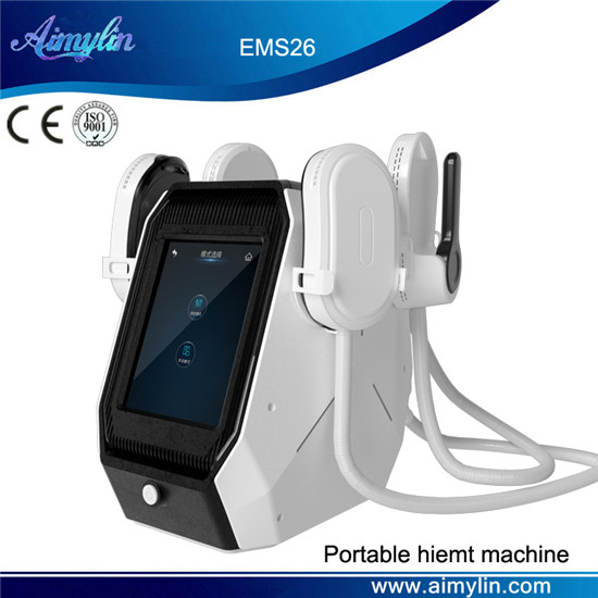 Portable hiemt emslim machine with 4 handles EMS26