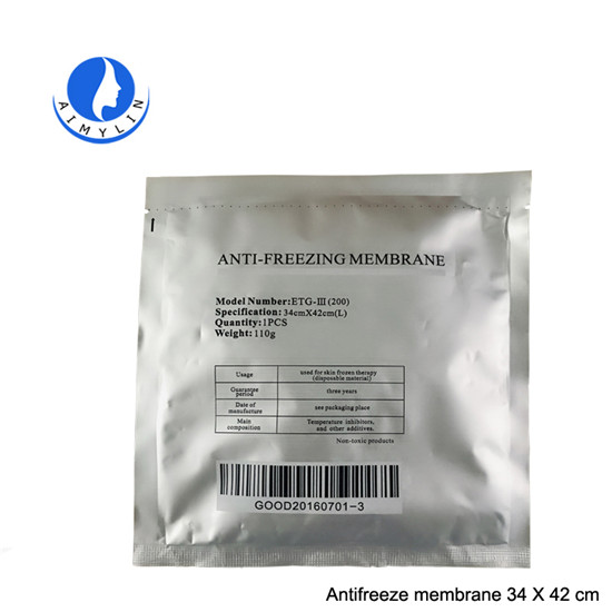 Antifreeze membrane sheets for cryolipolysis machine ETGIII(200)