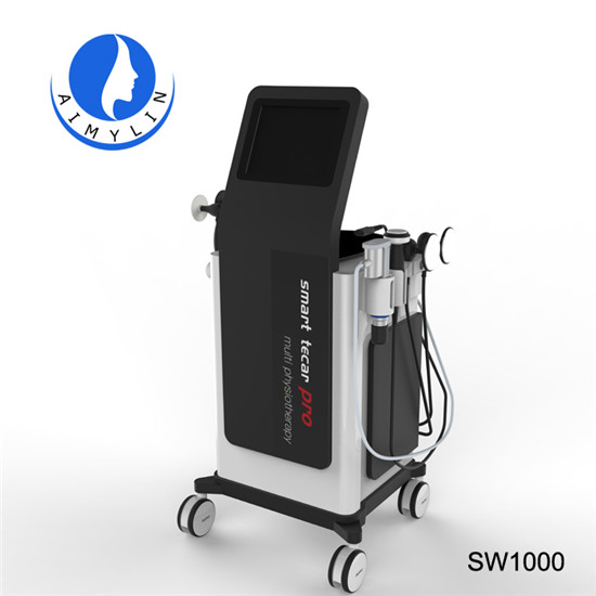 3 in 1 ultrasound tecar rf shockwave therapy machine SW1000